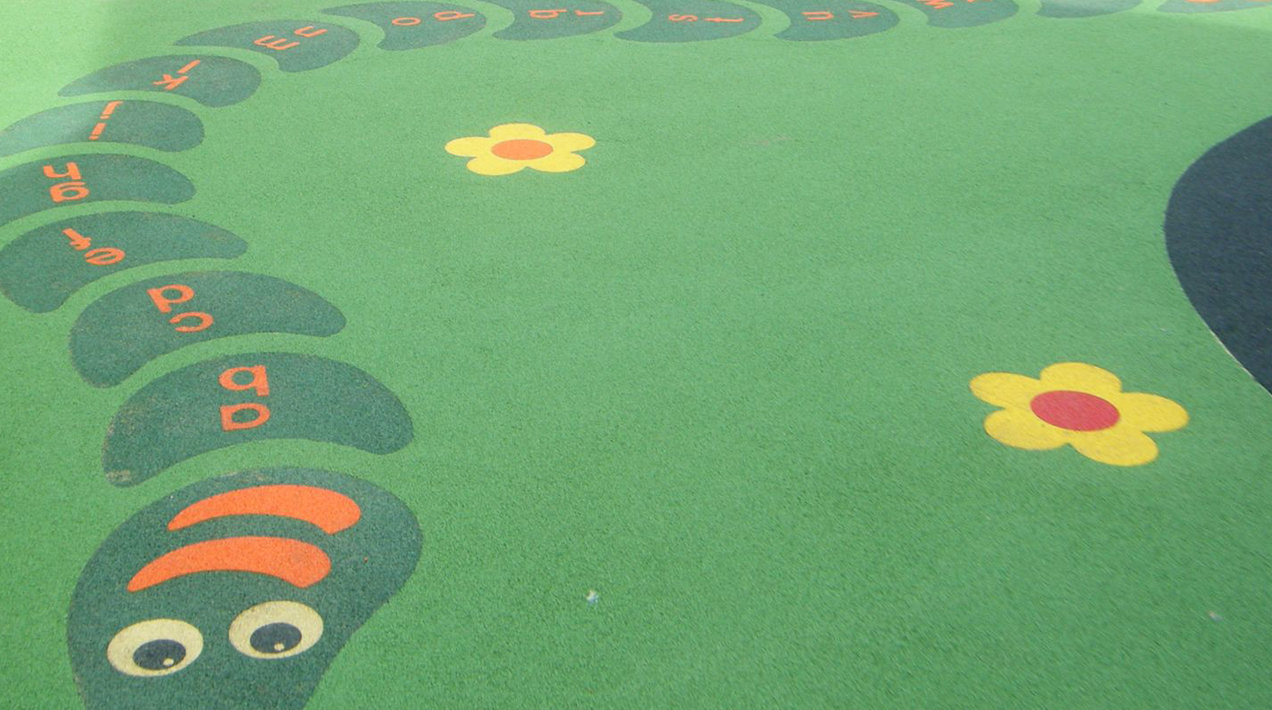 Example of wet pour safety surface for playground - credit: Flickr/ Soft Surfaces (CC by 2.0)